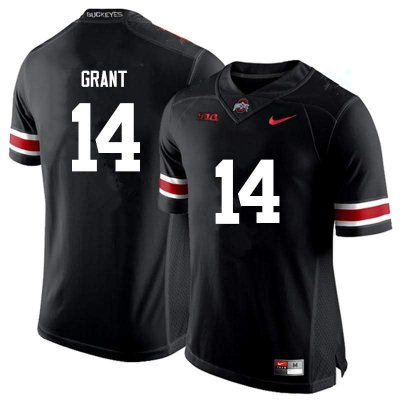 Men's Ohio State Buckeyes #14 Curtis Grant Black Nike NCAA College Football Jersey Check Out PKH3444PV
